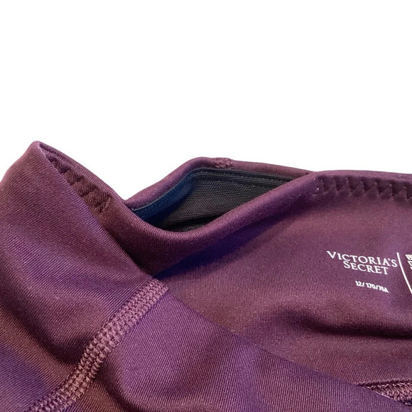 Victoria’s Secret Leggings Sz 12 Red Pockets Burgundy EUC - Picture 7 of 7